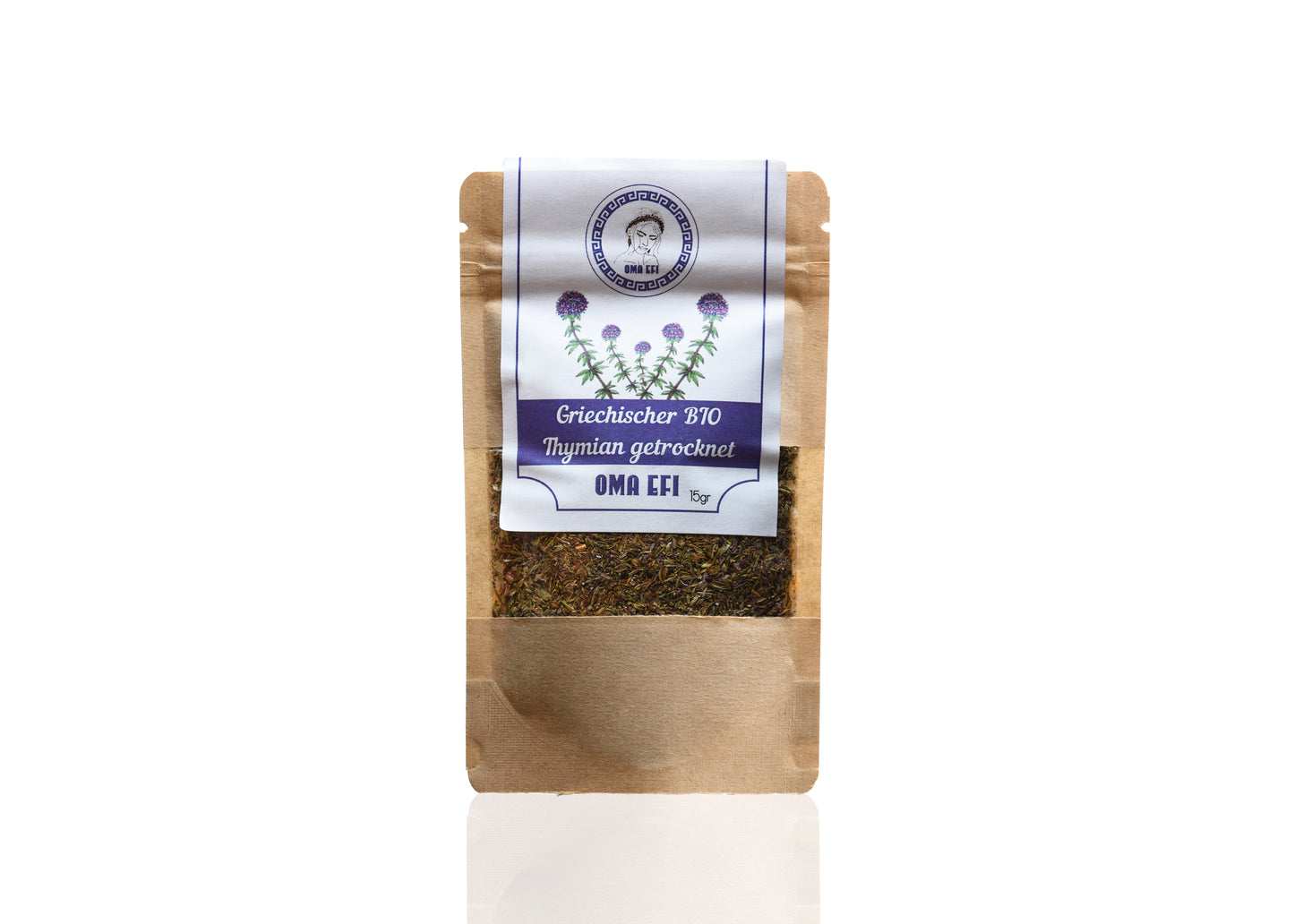 Bio Kräuter Paket mit Oregano, rotem Basilikum, Majoran und Thymian