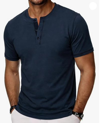 Henley T-Shirt Herren