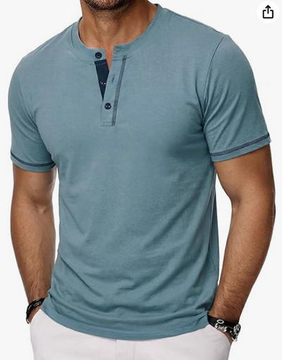 Henley T-Shirt Herren