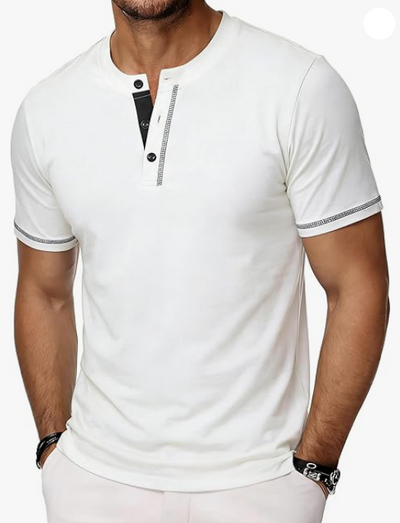 Henley T-Shirt Herren
