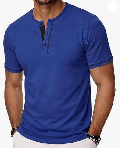 Henley T-Shirt Herren