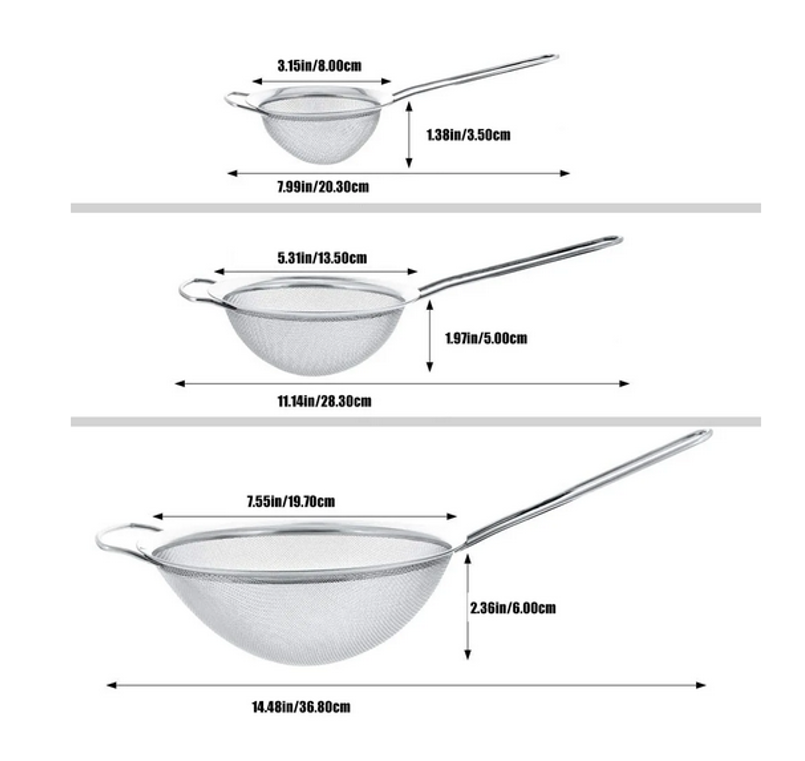 Küchensieb 3er Set