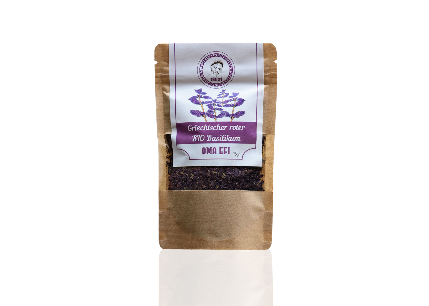 Bio Kräuter Paket mit Oregano, rotem Basilikum, Majoran und Thymian